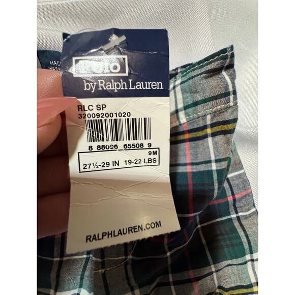 5/$25 NWT Infant Ralph Lauren Polo Shorts Size 9 months - Picture 3 of 3